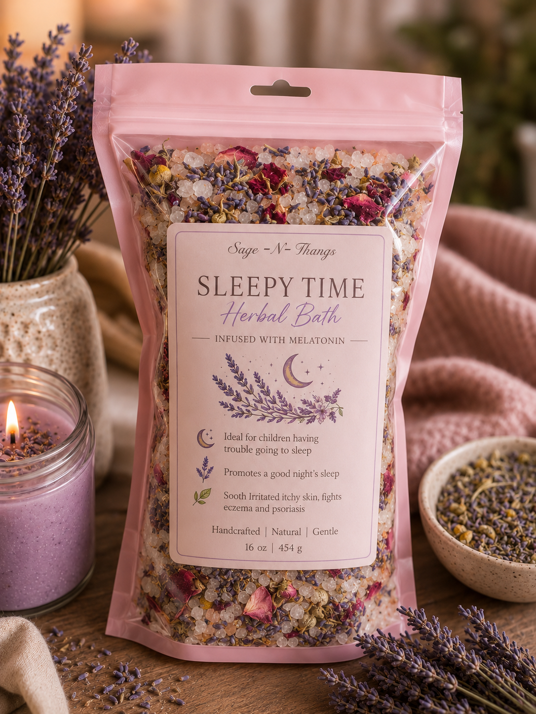 Sleepy Time Herbal Bath