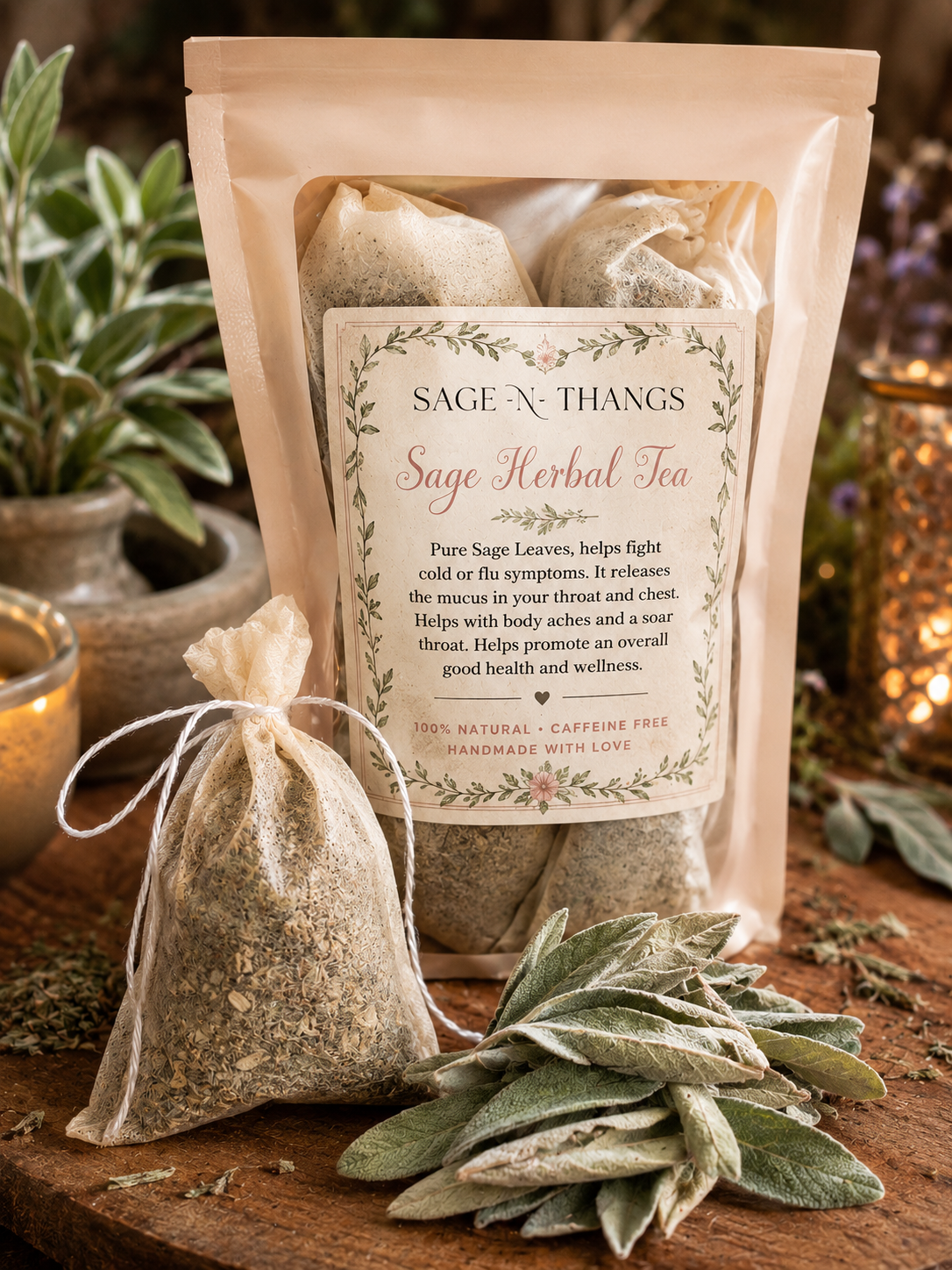 Sage Herbal Tea 🍵