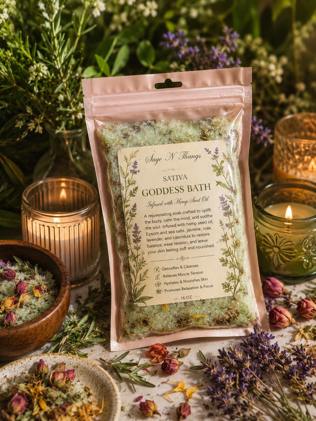 Sativa Goddess Bath Soak