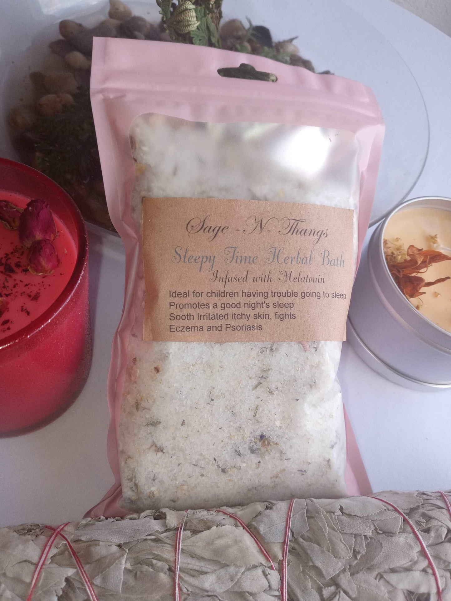 Sleepy Time Herbal Bath by Sage N Thangs