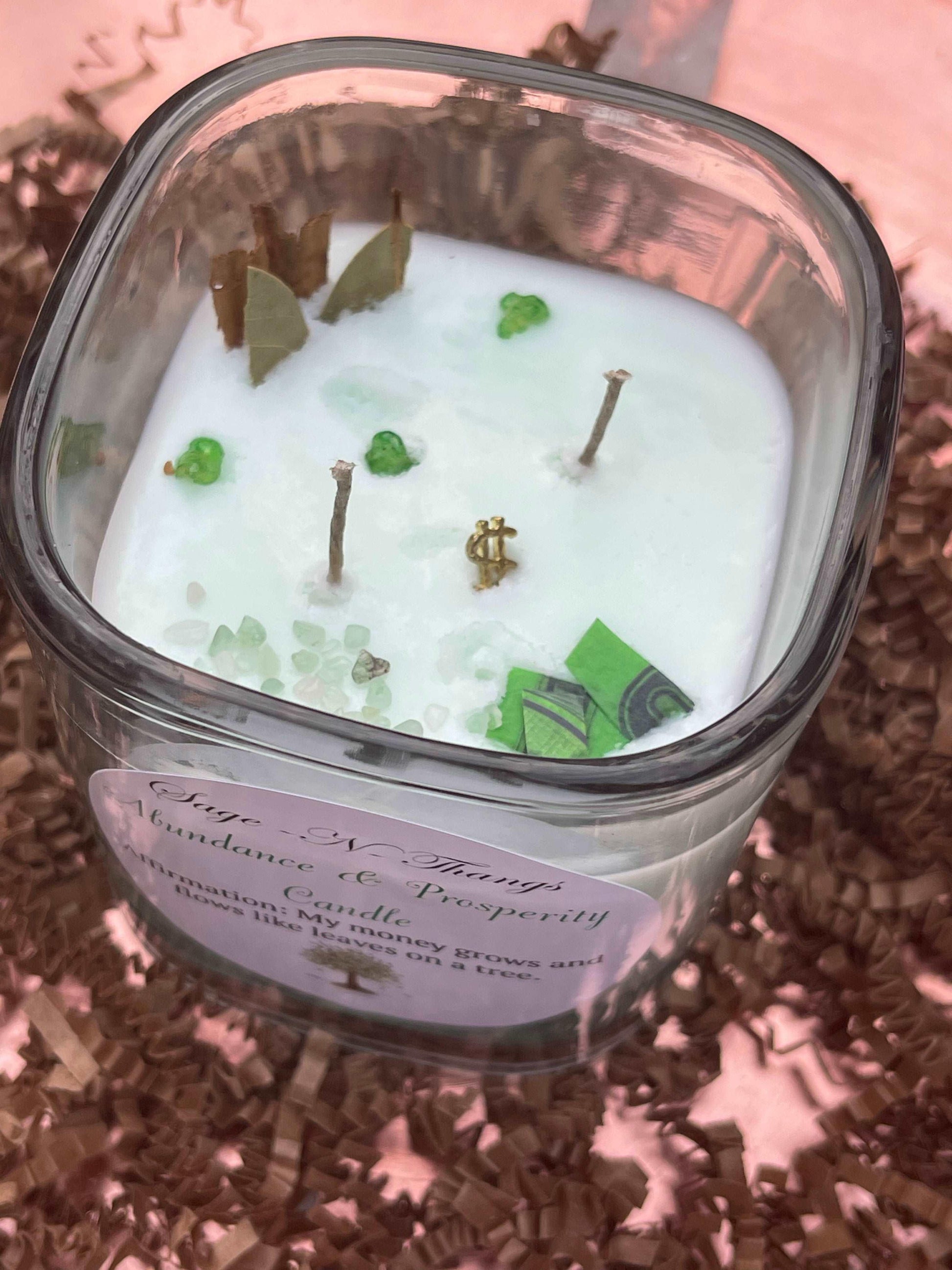 Prosperity & Abundance Candle by Sage N Thangs