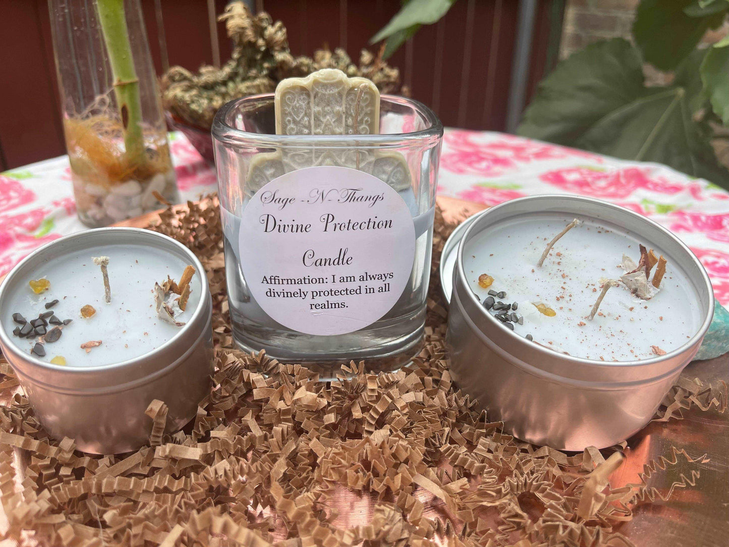 Divine Protection Candles by Sage N Thangs