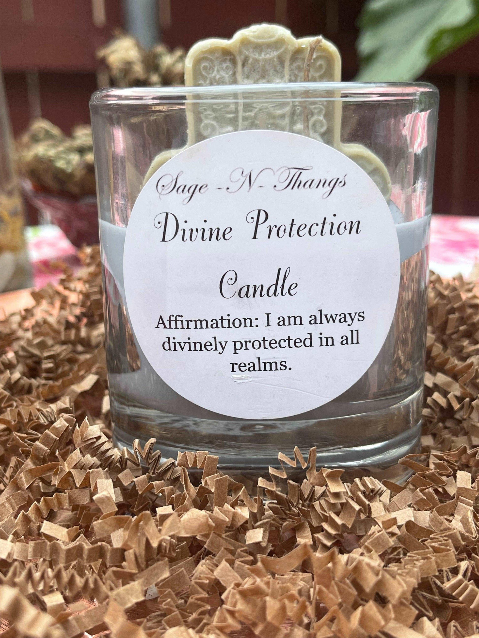 Divine Protection Candles by Sage N Thangs