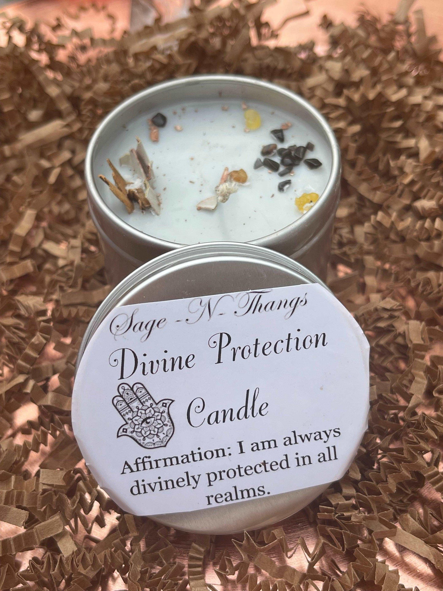 Divine Protection Candles by Sage N Thangs