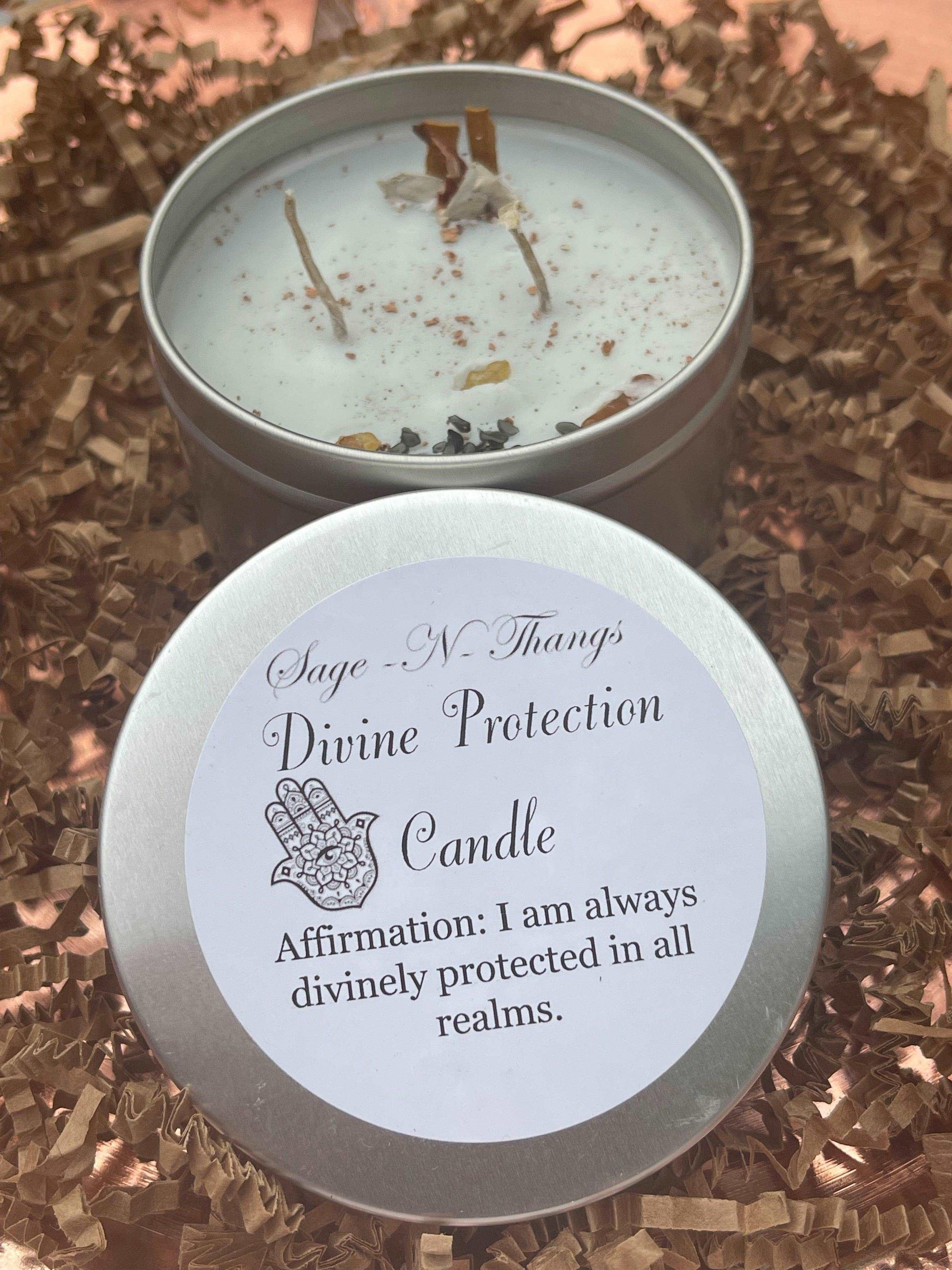 Divine Protection Candles by Sage N Thangs